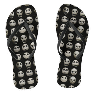 Tongs Nombreux visages de Jack Skellington - Motif