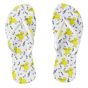 Tongs Notes de musique de trompette