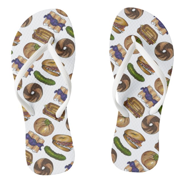Tongs NYC Jewish Deli Foods Bagel Blintz Knish Pickle (Semelle)