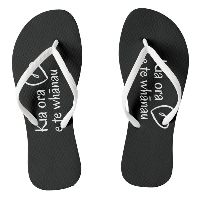TONGS NZ MAORI ACCUEILLE LES JANDALES D'ÉTÉ "KIA ORA" KI (Semelle)