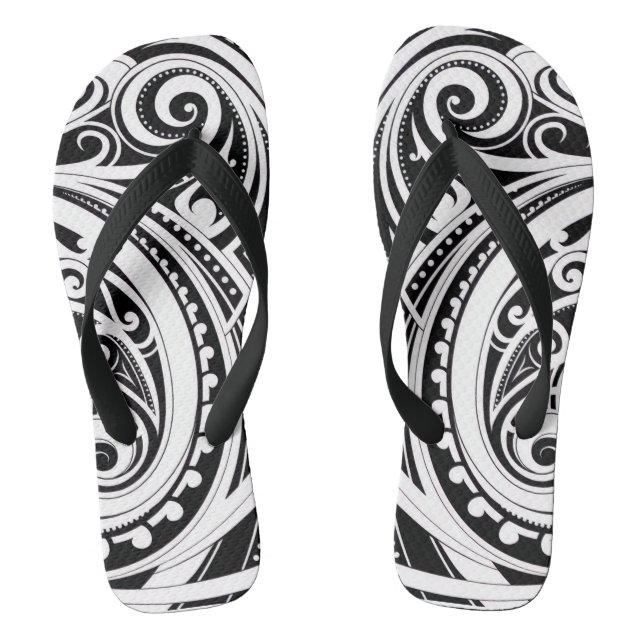 Tongs NZKULTURE design maori unique (Semelle)