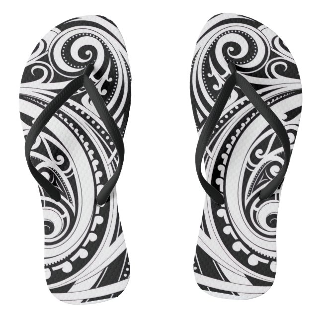 Tongs NZKULTURE design maori unique (Semelle)