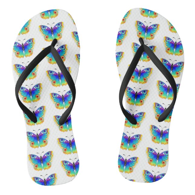 Tongs Oeil de paon arc-en-ciel (Semelle)