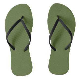 Tongs olive green