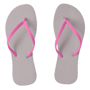 Tongs Ombres noires (couleur solide)