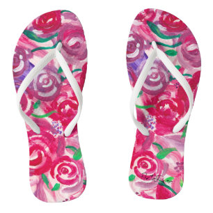 Tongs Orteils roses