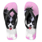 Papillon (blanc et noir) Peinture - Dog Art