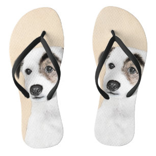 Tongs Parson Jack Russell Terrier Peinture - Chien Art
