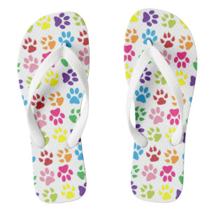 Tongs Paws Colorés, Paws Chiens, Paws Chat