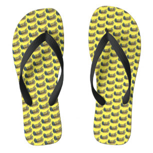 Tongs Paysage de tondeuse à gazon vintage