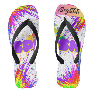 Tongs peinture à éclat