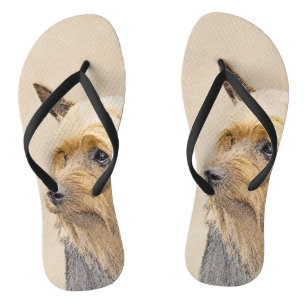 Tongs Peinture Silky Terrier - Cute Original Chien Art