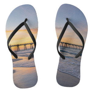 Tongs Pensacola Pier Côté Sunrise Tournes