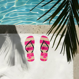 Tongs Personnalité du Pink Flamingo