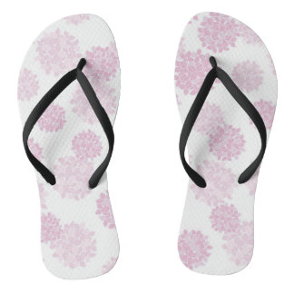 Tongs pétale rose co botanique floral