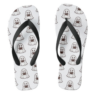 Tongs Photographe fantôme d'Halloween mignon