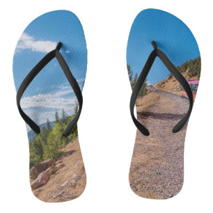 Tongs Pikes Peak Train Ride Flip Flops
