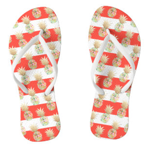 Tongs PixDezines Aloha Ananas+Frappes Flip Flops