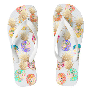 Tongs PixDezines Aloha Motif ananas