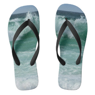 Tongs Plage branchée Modèle de mer mer vague de sable
