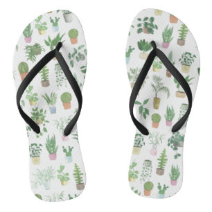 Tongs Plantita House Plantes et Pots Motif