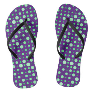 Tongs Point Polka 02.Vert. D Violet BG