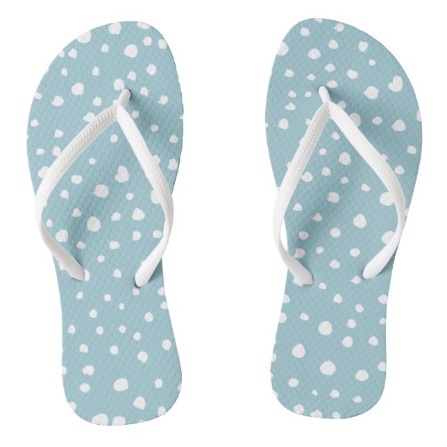 Tongs Points Dalmatiens Bleus, Points Dalmatiens, Impres (Semelle)