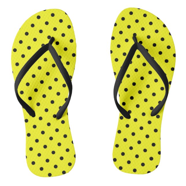 Tongs Pois jaune (Semelle)