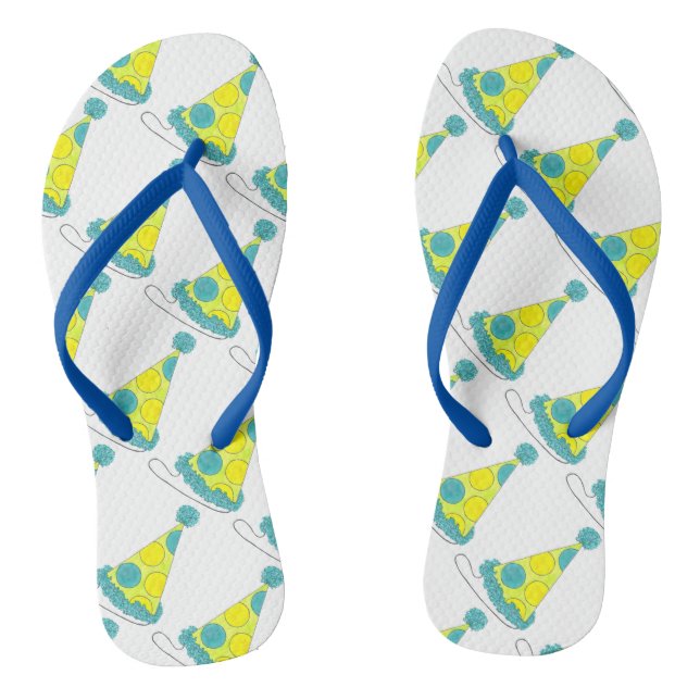 Tongs Polka Dot Anniversaire Casquette Flip Flops (Semelle)