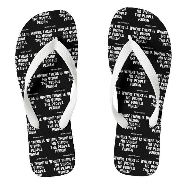Tongs Proverbes 29:18 Bible Verse KJV Citation Unisex (Semelle)