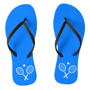 Tongs Raquettes de tennis blanc Ultramarine bleu