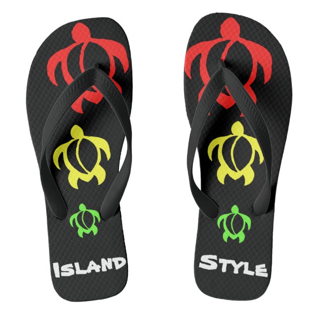 Tongs Rasta Honu, de style île de LineA (Semelle)
