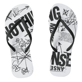 Tongs RIEN N'A DE SENS | Statement Anti Design Brutalist