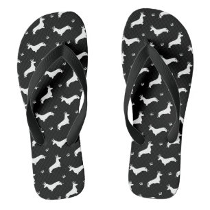 Tongs Roi Dachshund à poils courts - motif 2