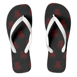 Tongs Sandales-Pantoufles Imprimées Symbole Amateur de T