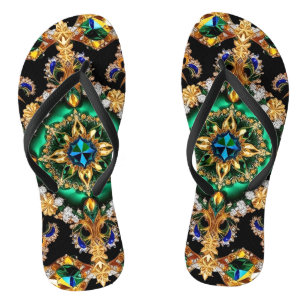 Tongs Sangles minces pour adultes avec couleurs brésilie