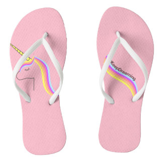Tongs Savates Santals flips flops unicorn