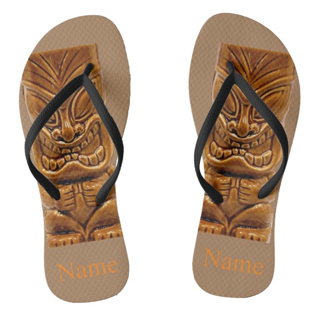 Tongs Sculpture Gold Tiki Thunder_Cove (Semelle)