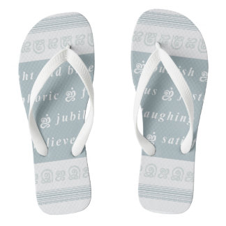 Tongs Sentiment heureux