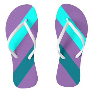 Tongs SEULEMENT DES STRIPES DE COULEUR - turquoise, esse