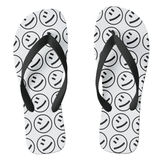 Tongs ㋛ Shi Kana Katakana Smiling Emoji / Emoticon (Semelle)