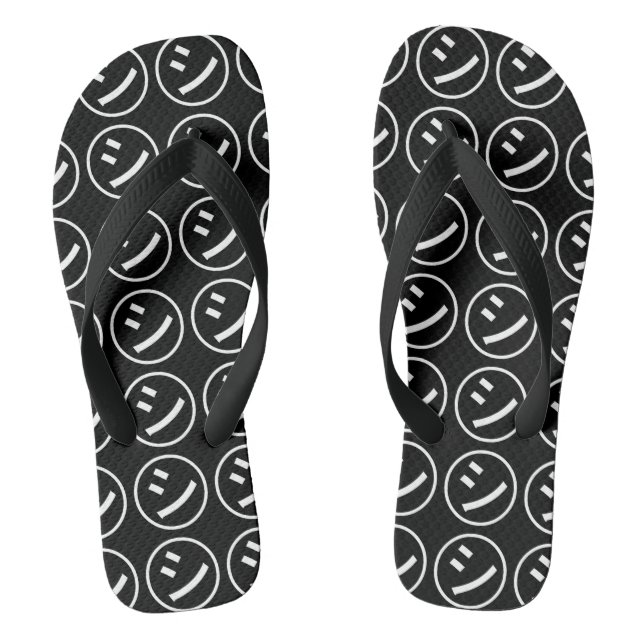 Tongs ㋛ Shi Kana Katakana Smiling Emoji / Emoticon (Semelle)