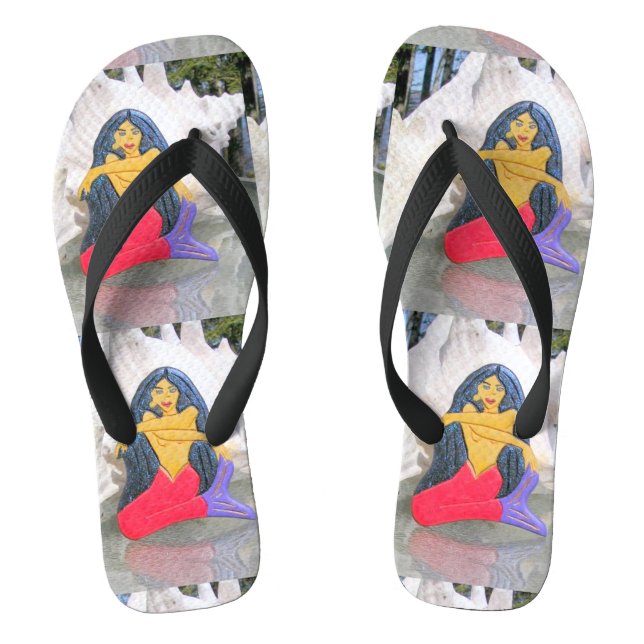 Tongs sirènes tantriques assises (Semelle)