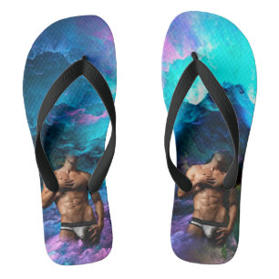 Tongs SlipperyJoe's Homme sous-vêtements bulge violet bl