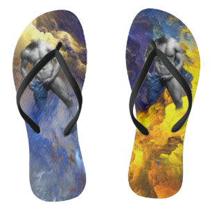 Tongs SlipperyJoe's musculaire physique chemise vapeur