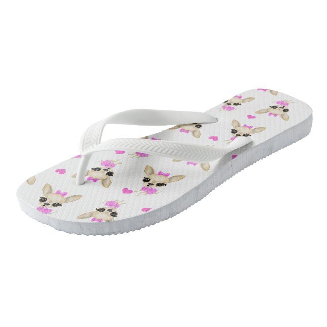 Tongs SM-logo (blanc) de bascules électroniques de Chi (Incliné)