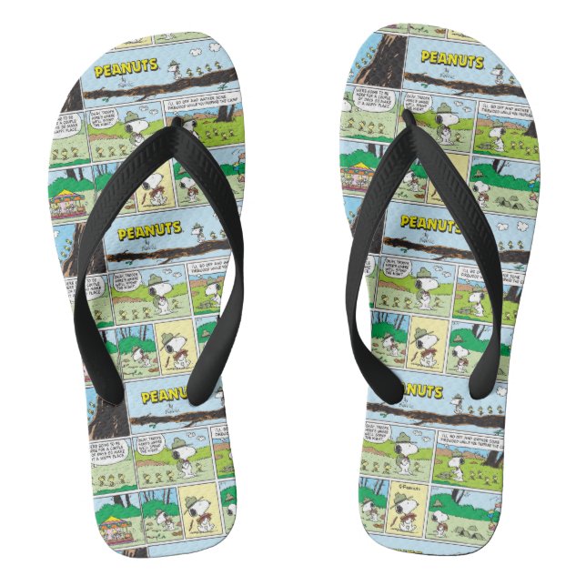 Tongs Snoopy & Friends | Go Camping (Semelle)