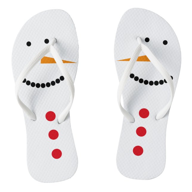 Tongs Snowman minimaliste (Semelle)