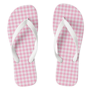 Tongs Soda Rose En vichy Flip Flops Adultes, Grandes San