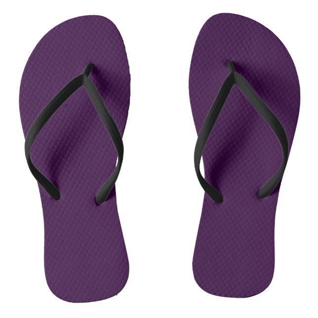 Tongs Solid deep purple dark (Semelle)